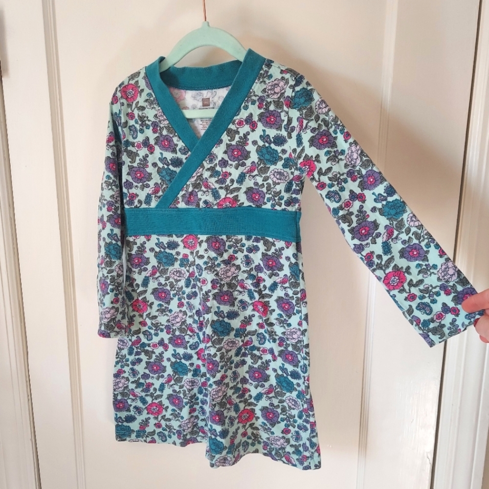 Tea Collection Floral Kimono Dress